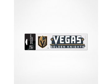 Samolepka Vegas Golden Knights Logo Text Decal