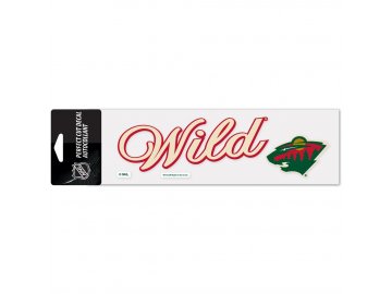 Samolepka Minnesota Wild Logo Text Decal