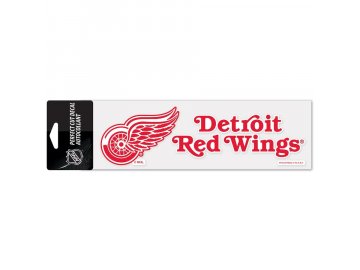 Samolepka Detroit Red Wings Logo Text Decal