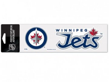 Samolepka Winnipeg Jets Logo Text Decal