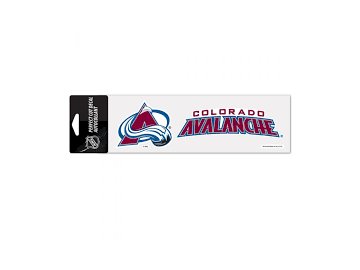 Samolepka Colorado Avalanche Logo Text Decal