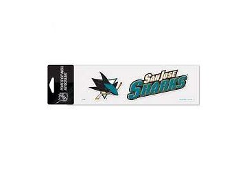 Samolepka San Jose Sharks Logo Text Decal