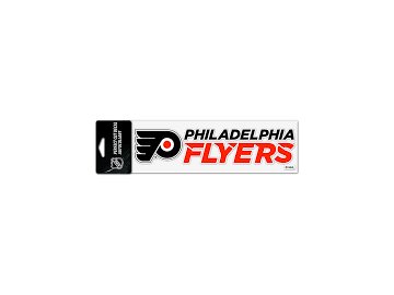 Samolepka Philadelphia Flyers Logo Text Decal