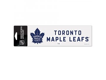 Samolepka Toronto Maple Leafs Logo Text Decal