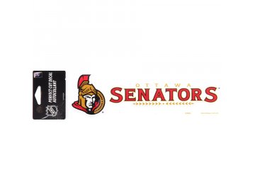Samolepka Ottawa Senators Logo Text Decal