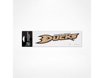 Samolepka Anaheim Ducks Logo Text Decal