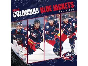 Kalendář Columbus Blue Jackets 2022 Wall Calendar