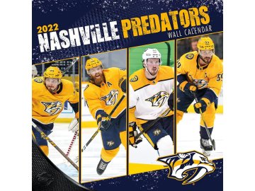 Kalendář Nashville Predators 2022 Wall Calendar