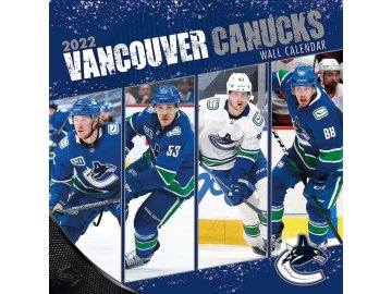 Kalendář Vancouver Canucks 2022 Wall Calendar