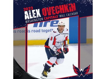 Kalendář Washington Capitals Alexander Ovechkin #8 2022 Wall Calendar