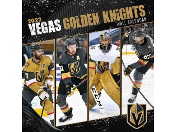 Kalendář Vegas Golden Knights 2022 Wall Calendar