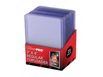 Plastový obal na hokejové karty ULTRA PRO toploader 35pt Regular 25 ks