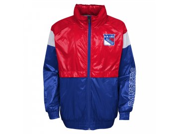 Dětská bunda New York Rangers Goal Line Stance Full-Zip Windbreaker