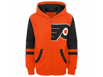 Dětská mikina Philadelphia Flyers Faceoff Colorblocked Fleece Full-Zip