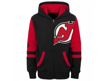 Dětská mikina New Jersey Devils Faceoff Colorblocked Fleece Full-Zip