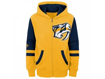 Dětská mikina Nashville Predators Faceoff Colorblocked Fleece Full-Zip