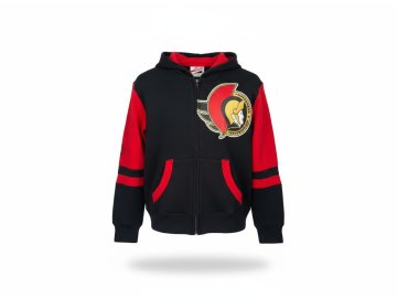 Dětská mikina Ottawa Senators NHL Faceoff Colorblocked Fleece Full-Zip