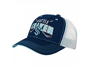 Dětská kšiltovka Seattle Kraken  Core Lockup Trucker Snapback