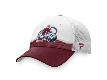 Kšiltovka Colorado Avalanche Authentic Pro Draft Jersey Hook Structured Trucker Cap