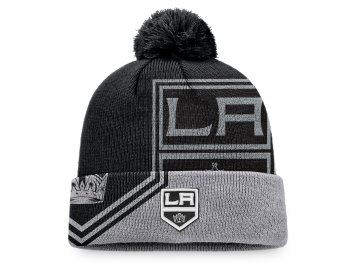 Zimní čepice Los Angeles Kings Block Party Cuffed Beanie with Pom