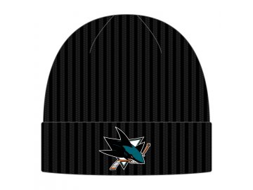 Zimní čepice San Jose Sharks Core Cuffed Knit Black