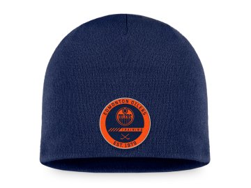 Zimní čepice Edmonton Oilers Authentic Pro Training Beanie
