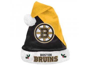 Pánská zimní čepice Boston Bruins NHL FOCO Colorblock Santa Hat