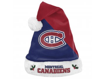 Pánská zimní čepice Montreal Canadiens NHL FOCO Colorblock Santa Hat
