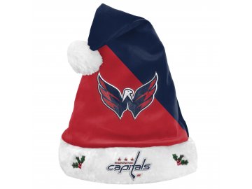 Zimní čepice Washington Capitals FOCO Colorblock Santa Hat