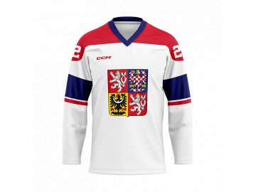 Fan dres CCM Česká republika - bílý