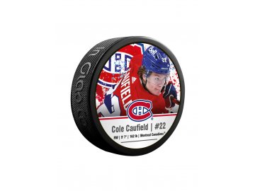 Puk Cole Caufield #22 Montreal Canadiens Souvenir Hockey Puck