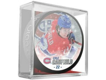 Puk Cole Caufield #22 Montreal Canadiens Glitter Puck