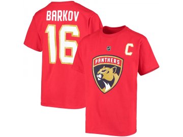 Dětské Tričko Aleksander Barkov #16 Florida Panthers Name & Number