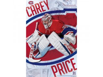 Plakát Carey Price #31 Montreal Canadiens Player Poster