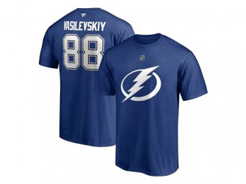Tričko Andrei Vasilevskiy Tampa Bay Lightning Authentic Stack Name & Number