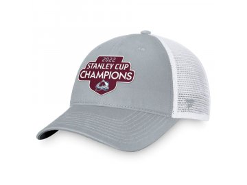 Pánská kšiltovka Colorado Avalanche 2022 Stanley Cup Champions Locker Room Trucker Adjustable