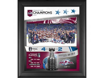 Obraz Colorado Avalanche 2022 Stanley Cup Champions Framed 15" x 17" Collage