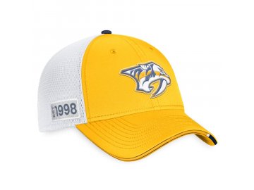 Pánská kšiltovka Nashville Predators 2022 NHL Draft Authentic Pro On Stage Trucker Adjustable