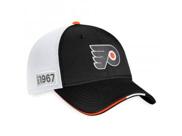 Pánská kšiltovka Philadelphia Flyers 2022 NHL Draft Authentic Pro On Stage Trucker Adjustable