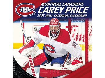 Kalendář Montreal Canadiens Carey Price #31 2023 Wall Calendar