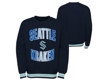 Dětská mikina Seattle Kraken Classic Blueliner Crew Neck