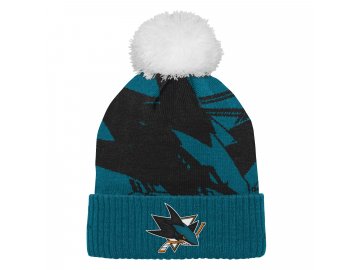 Dětská zimní čepice San Jose Sharks Big Face