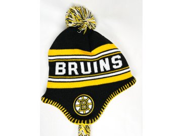 Dětská zimní čepice Boston Bruins Patchwork Cuffed Knit