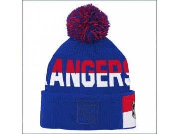 Dětská zimní čepice New York Rangers Faceoff Jacquard Knit