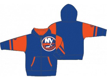Dětská mikina New York Islanders Faceoff Colorblocked Fleece Full-Zip
