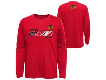Dětské tričko Chicago Blackhawks Rink Reimagined LS Ultra dlouhý rukáv