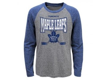 Dětské tričko Toronto Maple Leafs Stick Up LS Triblend Raglan dlouhý rukáv