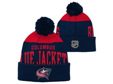 Dětská zimní čepice Columbus Blue Jackets Stetchark Knit