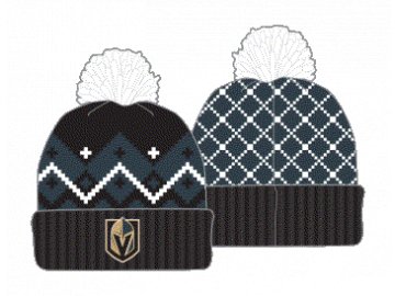 Dětská zimní čepice Vegas Golden Knights Patchwork Cuffed Knit