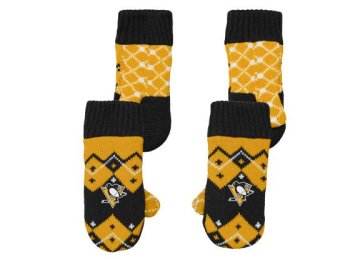 Dětské rukavice Pittsburgh Penguins Fleece Lined Patchwork